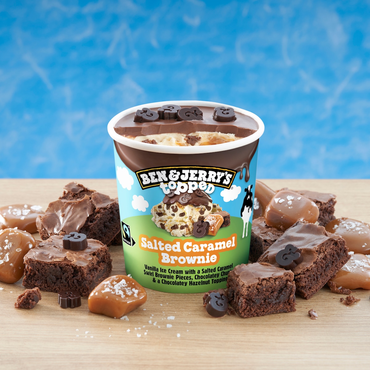 Salted Caramel Brownie Topped 1 / 3